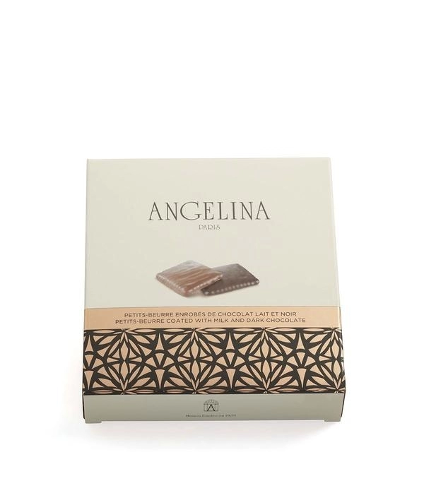 Biscuiti Inveliti In Ciocolata Angelina 90g 0